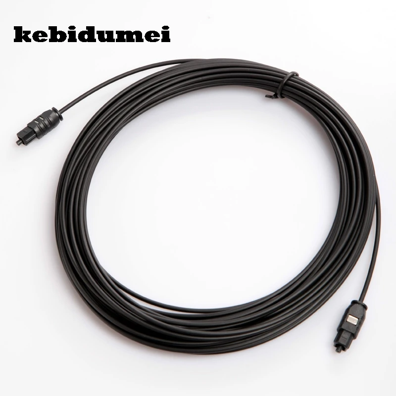 Kebidumei 1 м 3 фута Цифровой оптический Волоконно Toslink аудио шнур OD2.2mm AV звуковой