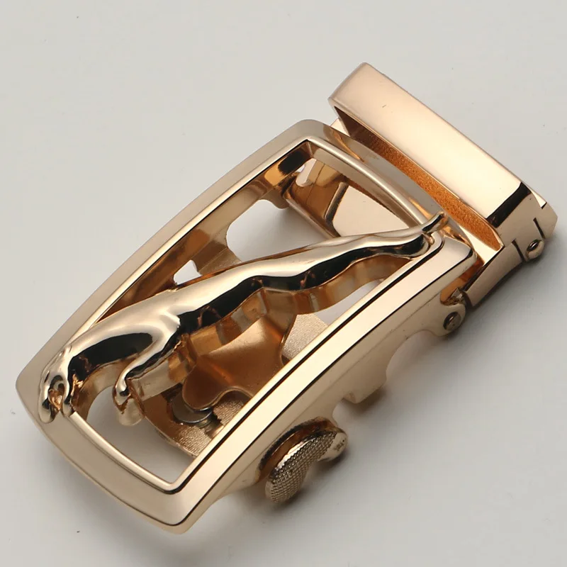 

KWD 2019 Luxury Brand Famous Designer Belts Leopard Automatic Buckle for 3.5cm Leather Belt Buckle No Leather Kemer Wholesale