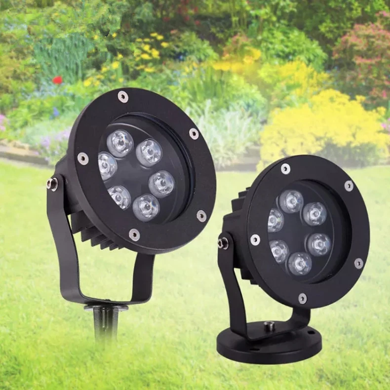 IP66 Outdoor LED Lawn Lamp 3W 9W 24W Garden Landscape Light AC85-265V 24V Waterproof Lighting Path Spotlights | Лампы и освещение