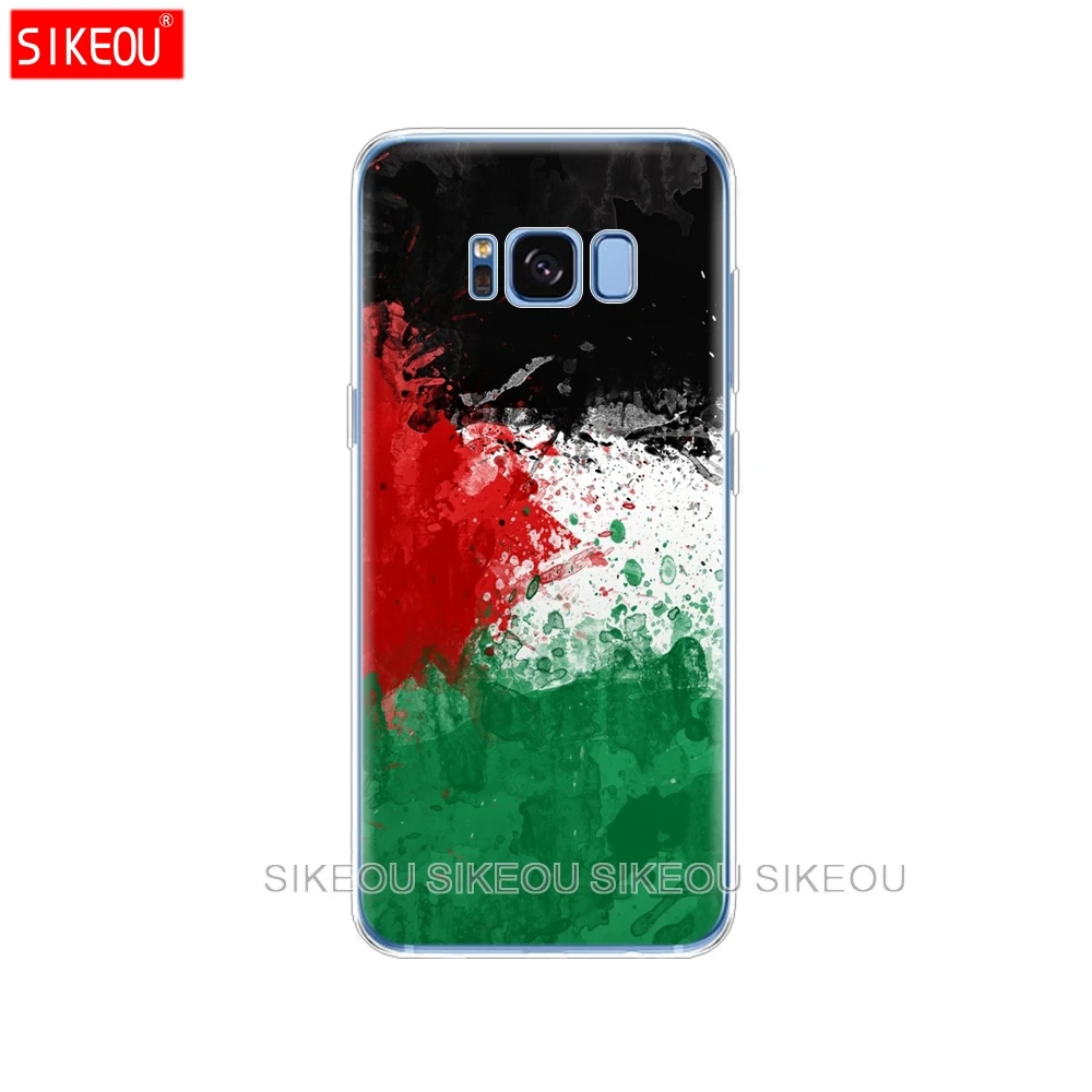 silicone case for Samsung Galaxy S9 S8 S7 S6 edge S5 S4 S3 PLUS phone cover Palestinian Flags | Мобильные телефоны и