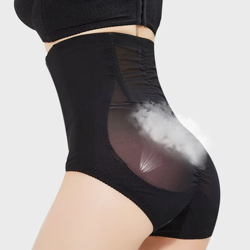 Women Slim Euramerican Style New high-waist sculpting pants large size body abdomen underwear plus fat zipper buckle pantie | Женская
