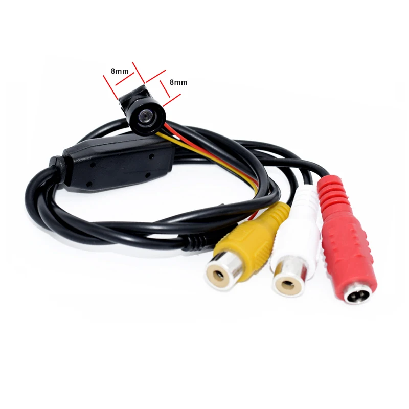 

New 1.8mm Lens HD 800TVL FPV Mini Analog Camera CCTV Home Security Video Camera with Microphone