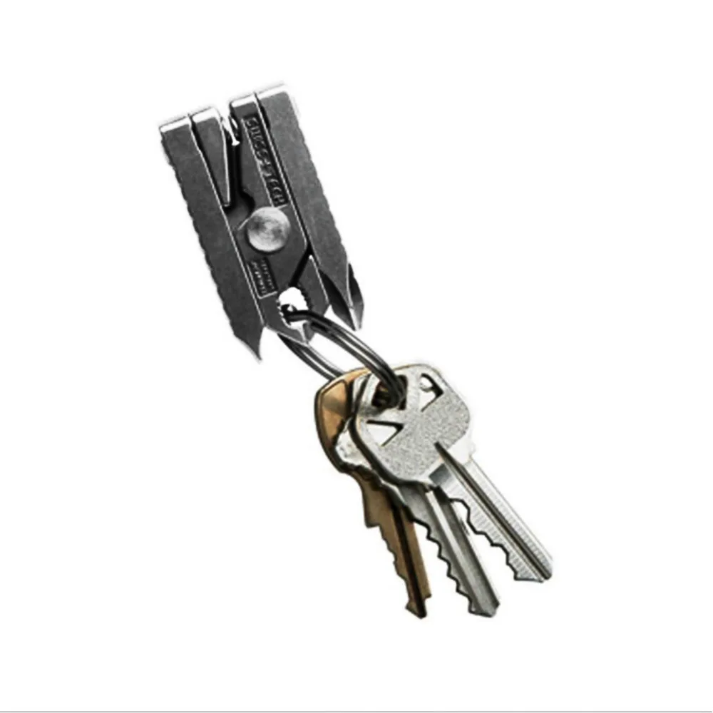 Мультитул карманный плоскогубцы прямой крест отвертка уличный мини портативный