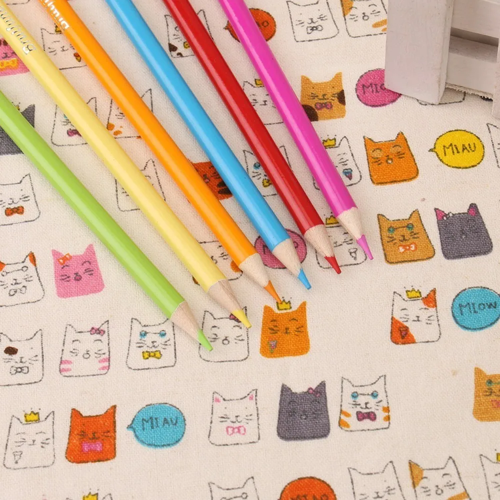 Творческий подлинной 120 Цветной Карандаш Симпатичные нефтесодержащих