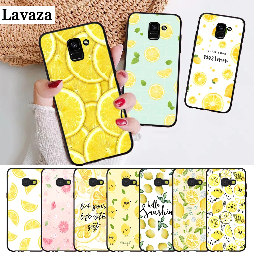 Рельефный силиконовый 3D-чехол в виде арбуза лимона для Samsung A2 Core A3 A5 A6 Plus A7 A8 A9 A10 A30