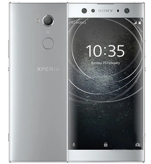 Серебристый Разблокированный смартфон Sony Xperia XA2 Ultra 4G LTE Android Octa Core RAM 4 Гб ROM 32 Гб 6,0 дюйма 23 МП камера мобильный телефон - Цвет: Серебристый