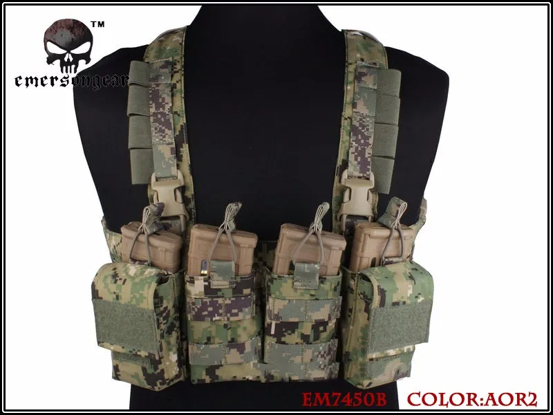 EmersonGear легкая Грудь Rig страйкбол боевой Молл жилет EM7450|vest airsoft|airsoft multicam vestairsoft chest |