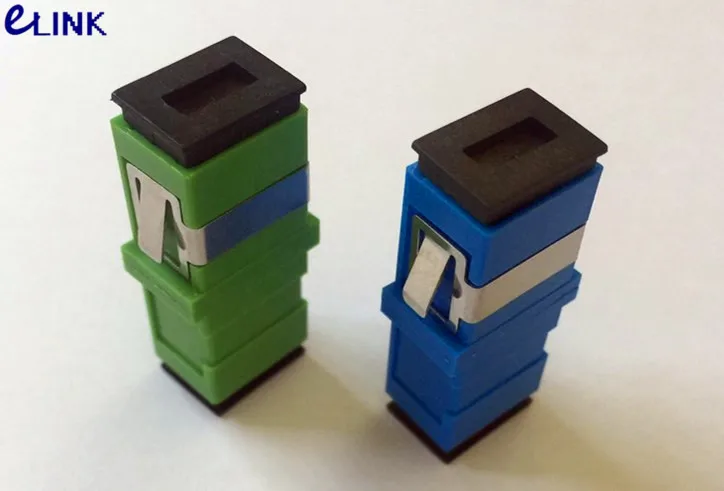 Адаптер SC ftth бесфланцевый синий зеленый цвет Аква пурпурный APC SM ММ оптический