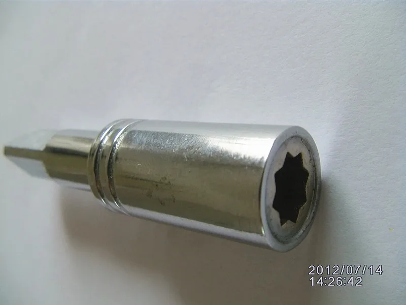 

Piano tuning tool string shaft eight-way wrench ( for hand electric drill )