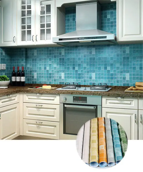 Bathroom Wall Stickers 3D PVC Mosaic Wallpaper Self Adhesive Kitchen Waterproof Tile Home Room Decoration | Обустройство дома