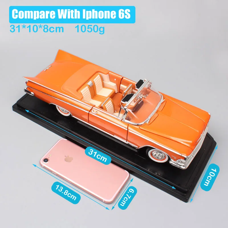 Детский 1/18 винтажный 1959 BUICK ELECTRA 225 GM super Riviera hardtop Diecasts& Toy Vehicles весы модели автомобилей сувенир Миниатюрный