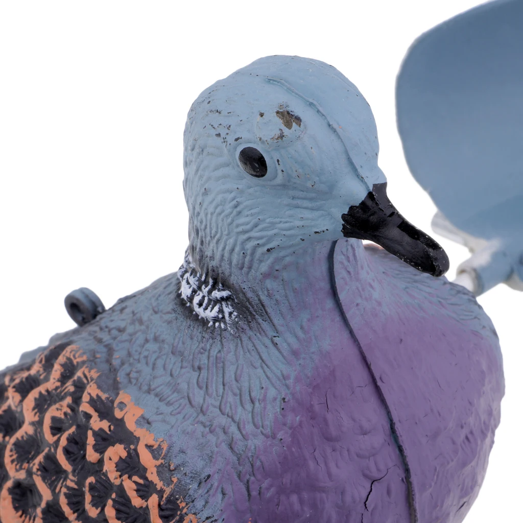 Нетоксичный легкий 3D реалистичный Летающий пластмассовый голубь птичка для