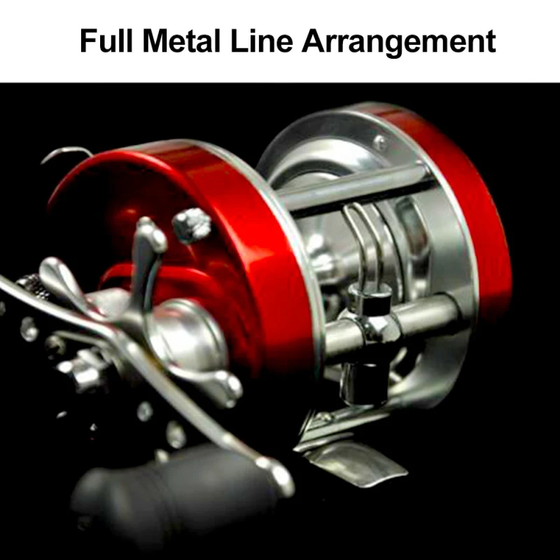 Full Metal Trolling Fishing Reels 4+1 BB Lure Reel for Saltwater and Freshwater Baitcasting Drum Wheel | Спорт и развлечения