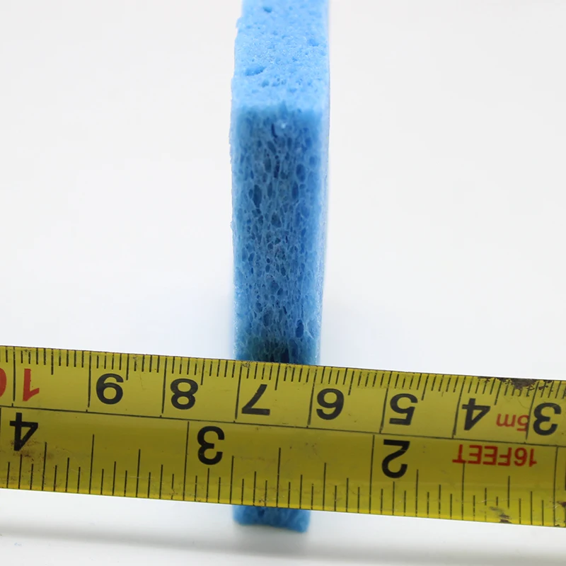 

10pcs 6cm*6cm*2mm thicken Blue Soldering Iron Solder Tip Welding Cleaning Sponge