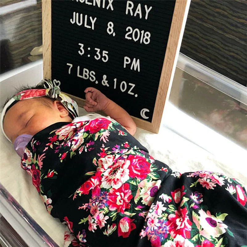 Комплект из 2 предметов для новорожденных девочек и мальчиков мягкие пеленки с