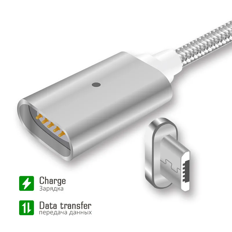 Магнитный кабель Micro USB/Type C/IOS 1 м 5 мобильный телефон зарядное устройство для Apple