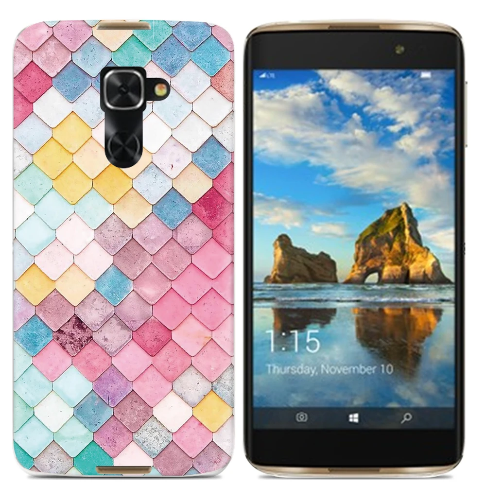 Phone Case For Alcatel Idol 4 Pro 4s Windows 5.5-inch Cute Cartoon High Quality TPU Soft Silicone Back Cover |