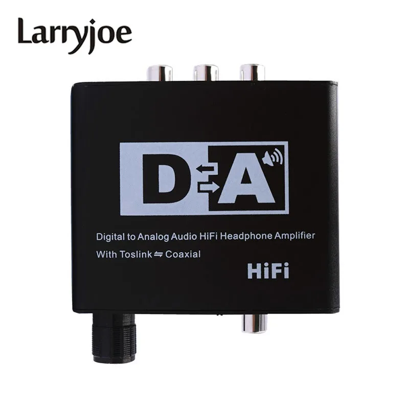 Larryjoe 192 кГц DAC преобразователь двунаправленный оптический Toslink в коаксиальный и