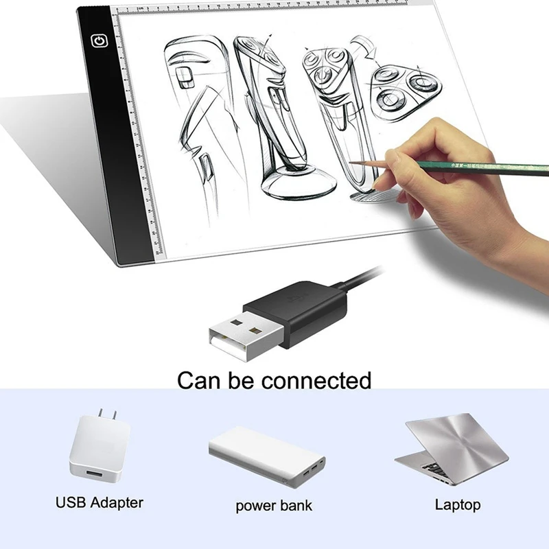 A4 светильник коробка Tracer со шкалой ультра тонкий Usb затемнения Яркость