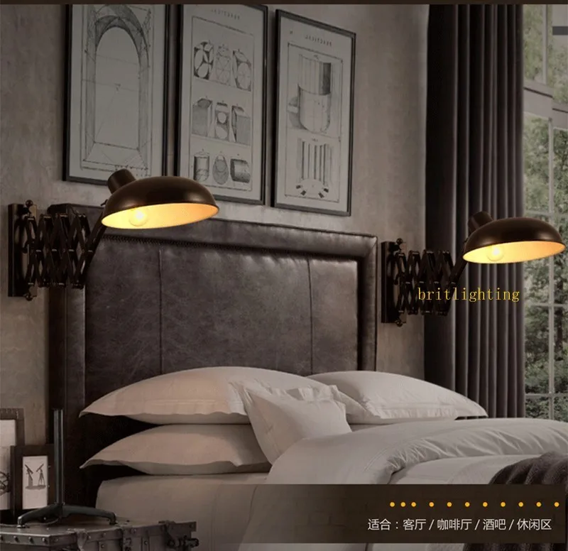 Книги по искусству деко Выдвижная бра Регулируемый кафетерий бар фойе настенный