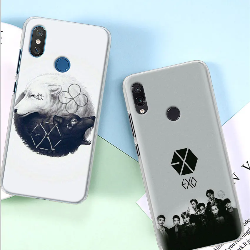 EXO band k-pop kpop чехол для телефона для Xiao mi Red mi 7 5 6 Pro Note 7 Pro 5 5A 6 mi A1 A2 8 Lite 9 чехол Coque