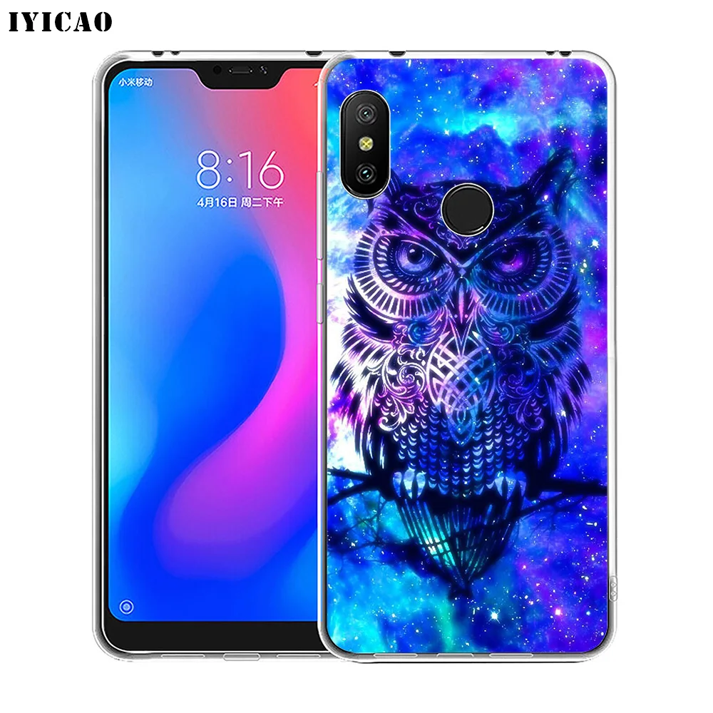 IYICAO Мягкий силиконовый чехол для телефона с мультяшной совой Xiaomi Redmi 4A 5A 6A Note 7 6 5 Pro