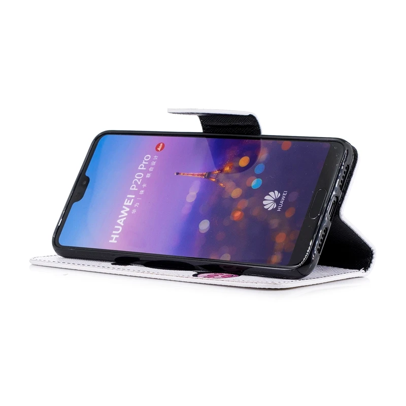 Чехол Etui для Huawei P20 Pro Роскошный кожаный бумажник с пандой откидной Huwawei P20Pro Capinha