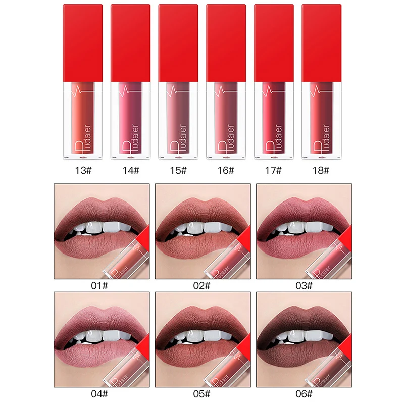 Горячие сексуальные цвета для губ матовая губная помада batom водостойкий стойкий