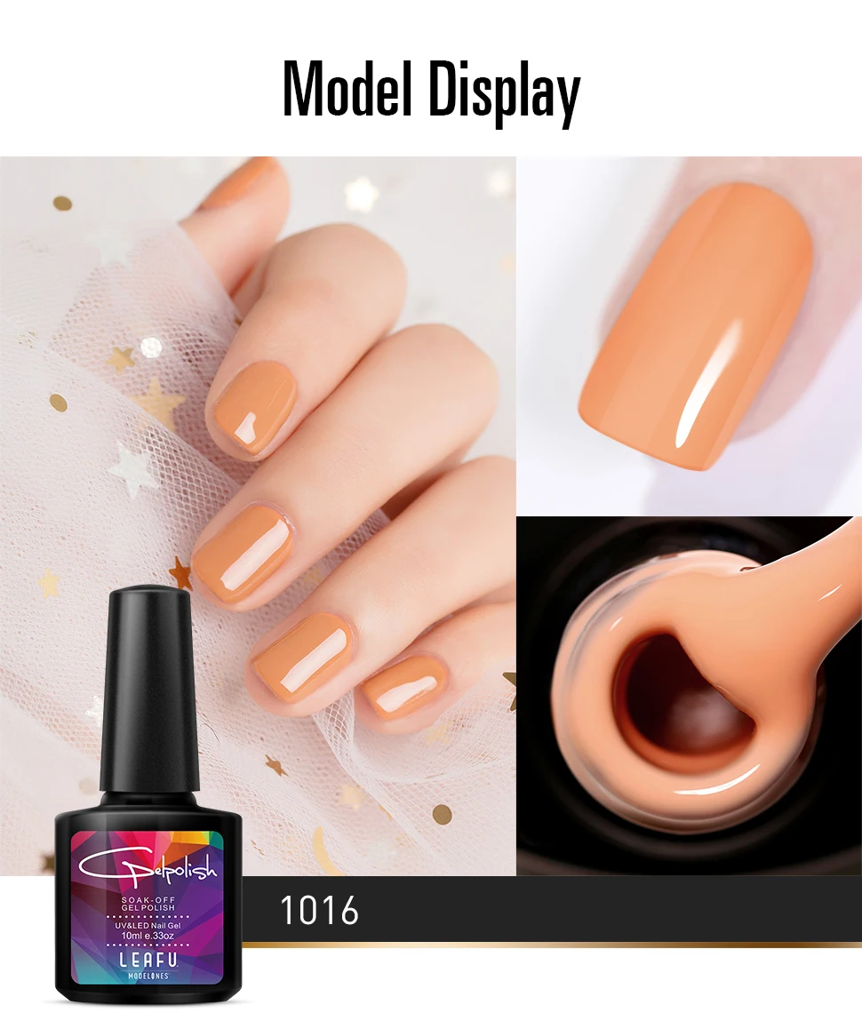Modelones 10 шт./партия, чистый цветной гелевый набор для ногтей, долговечный Светодиодный УФ-Лаковое гелевое покрытие для ногтей, наборы для украшения ногтей, нужно базовое верхнее пальто