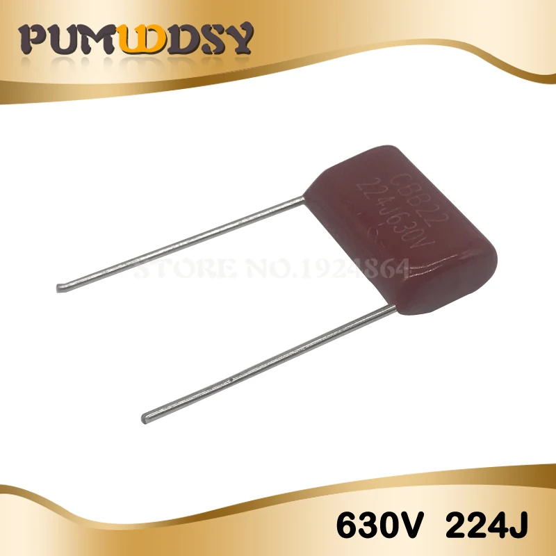 10 шт. пленочный конденсатор из полипропилена 630V224J 0 22 мкФ Pitch 15 мм 224 630 в 220nf CBB |