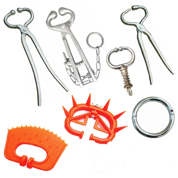 Крупного рогатого скота крупного Удар Щипцы шип обруч удар до середины икры weaner