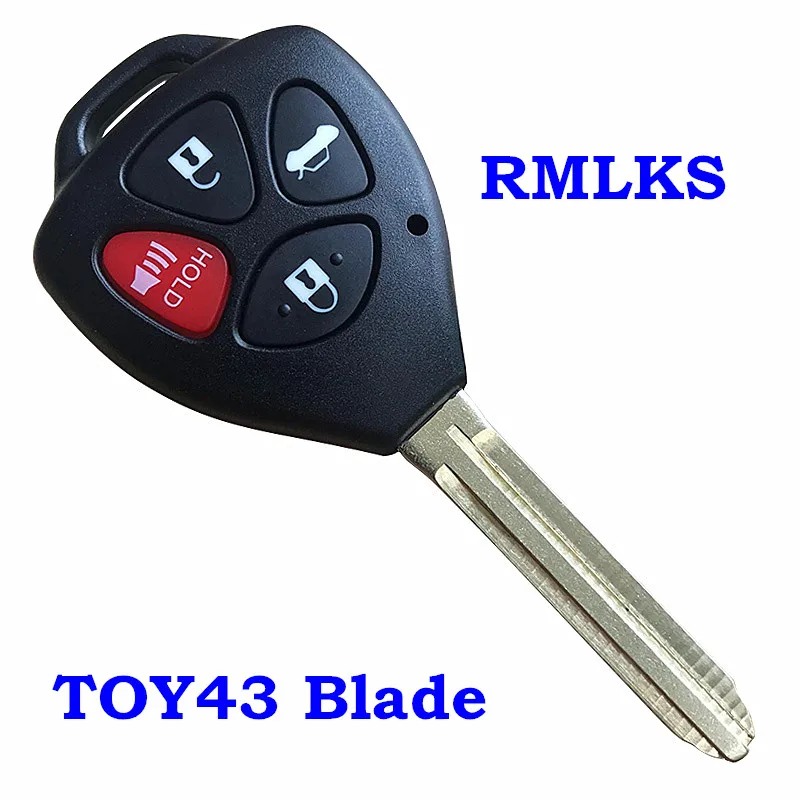 Чехол для автомобильного ключа с 2/3/4 кнопками и дистанционным управлением Toyota Yaris