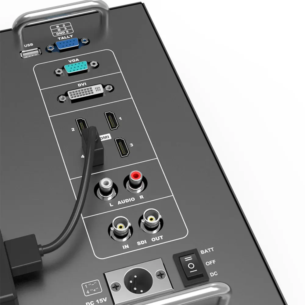 LILLIPUT BM150-4KS 15," 3840x2160 4x4K HDMI 3G-SDI вход и выход трансляция директор для контроля уровня сахара в крови с HDR, 3D-LUT, Цвет пространство