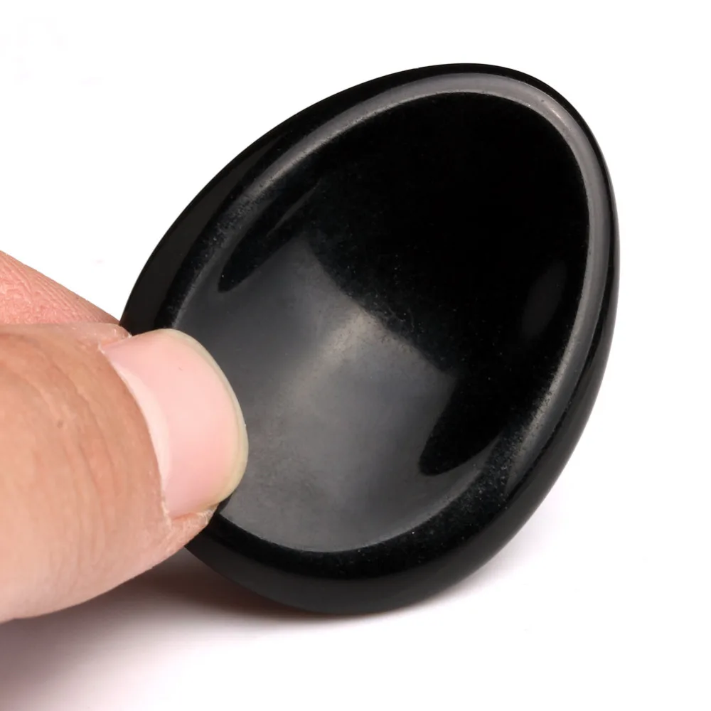 Натуральный черный обсидиановый камень резной ирландский лечебный лечебные