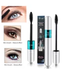 Тушь для ресниц Cmaadu, 2 в 1, с двойной головкой, водостойкая, стойкая, густая, удлиняющая, шелковое волокно 4D, тушь для ресниц, HF102