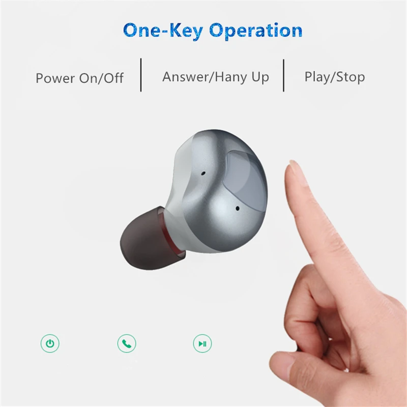 HAAYOT мини 5 0 Bluetooth наушники без проводных беговых наушников Беспроводные