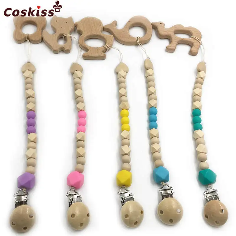 5 шт. детский прорезыватель органический деревянный Прорезыватель для зубов