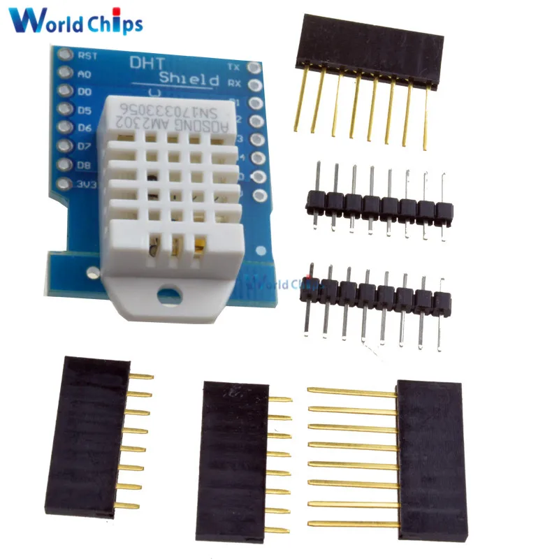 DHT22 AM2302 для Wemos D1 Мини-щит цифровой модуль платы датчика температуры и влажности |