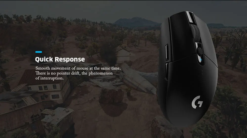 Оригинальная Беспроводная игровая мышь logitech G304 LIGHTSPEED 12000 dpi, регулируемая, 2,4 ГГц, USB, компьютерный геймер, 6 программируемых кнопок