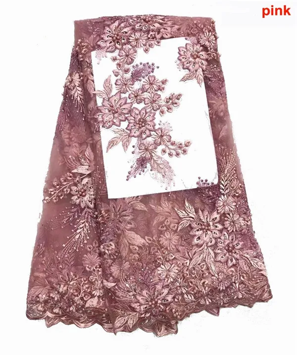 Purple Color African Lace Fabric For Wedding Dress High Quality French With Stones Fashion Nigerian j1-1 | Дом и сад