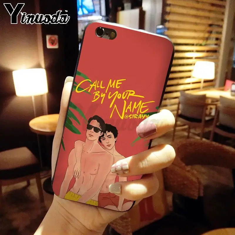 Yinuoda Call Me by Your Name poster TPU Мягкий силиконовый чехол для телефона iPhone 5 5Sx 6 7 7plus 8 8Plus X XS