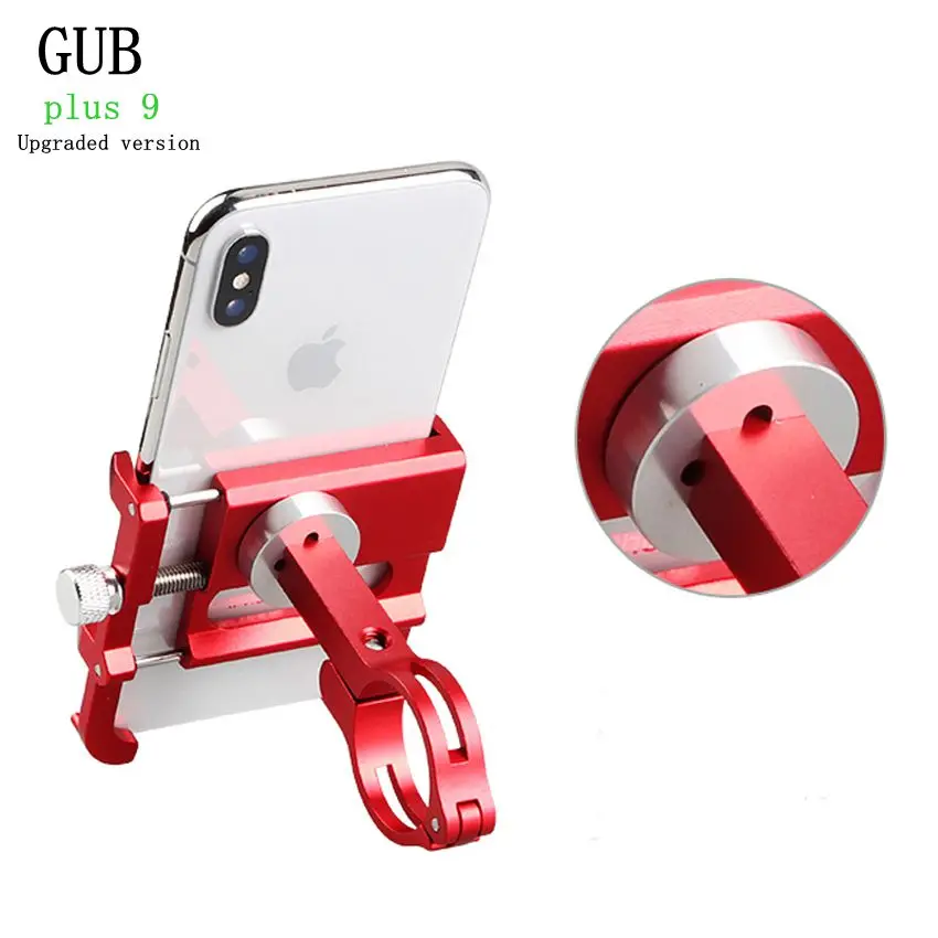 

GUB Plus 9 Rotating Bike Phone Holder For 3.5-6.2inch Smartphone 360 Degree Rotatable GPS Bicycle Phone Stand Motorcycle Support