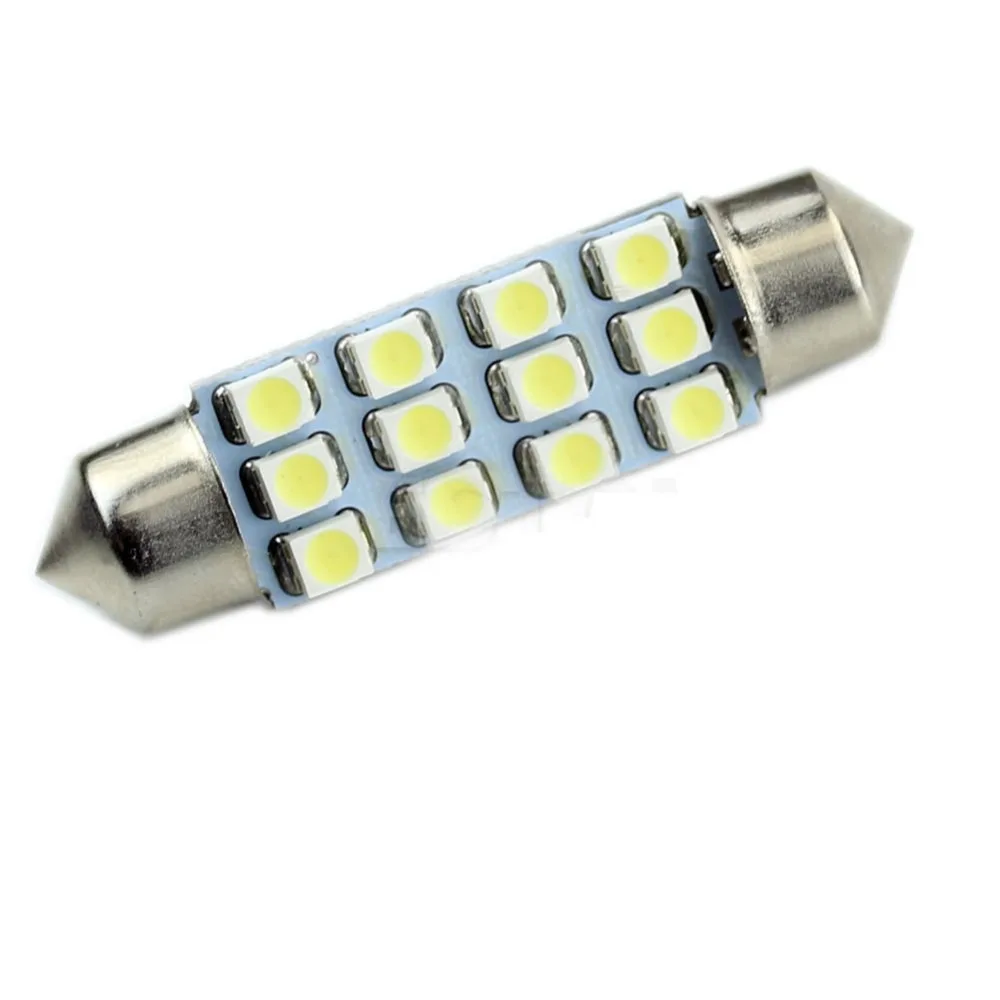 Автомобисветильник светодиодная лампа 41 мм/42 мм 12 светодиодный 6000 К|trunk light|led light