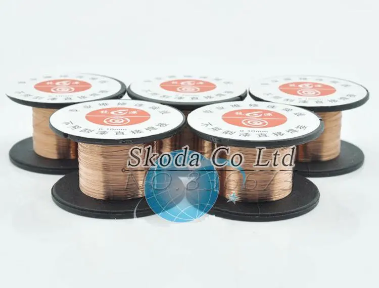 Медный провод эмалированный 5 шт./компл. 0 1 мм|wire for soldering|0.1mm copper wirewire welding |