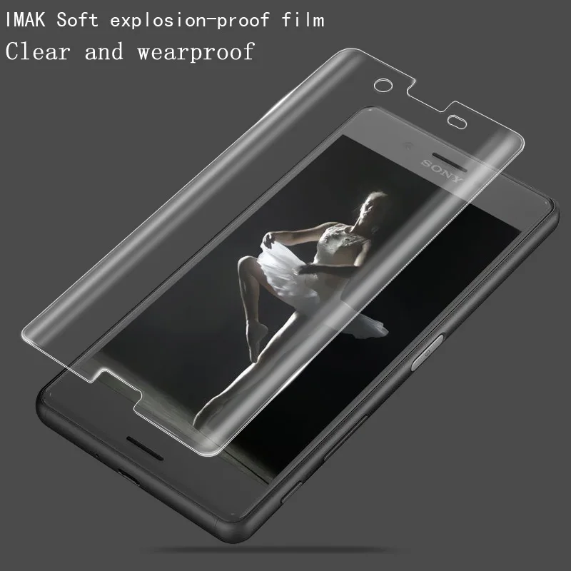 Оригинальный Imak мягкий Экран протектор для Sony Xperia X Performance взрывозащищенные