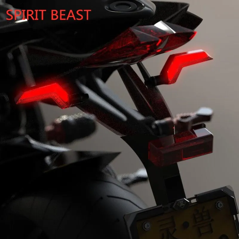 SPIRIT BEAST мотоциклетные сигнальные огни рулевое управление аксессуары для мотоциклов светодиодный сигнал поворота дневные огни яркость стрелы лампа