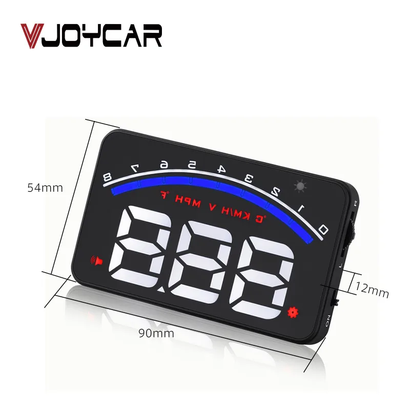 VJOYCAR M6 автомобилей HUD автомобиля Head Up Дисплей OBD2 Overspeed Предупреждение Системы