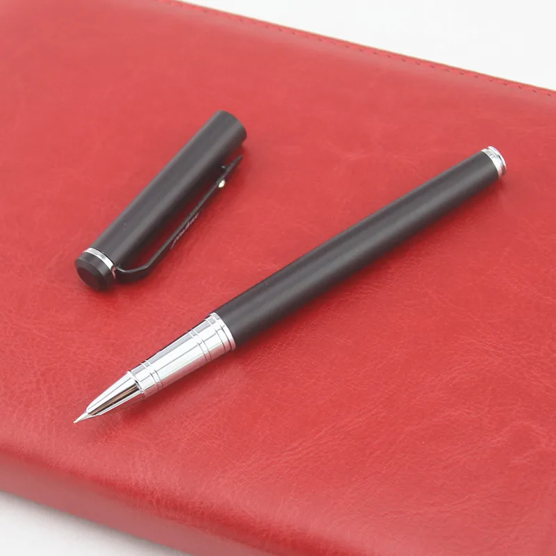 Jinhao 101 металлическая перьевая ручка Iraurita матовый черный офисный наконечник 0 38 мм