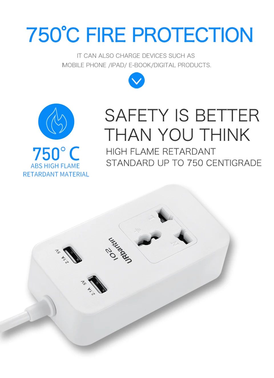 Быстрая зарядка 2 usb порта универсальный блок питания портативное зарядное устройство гнездо для шнура удлинителя штепсельная вилка США с адаптером UK AU EU