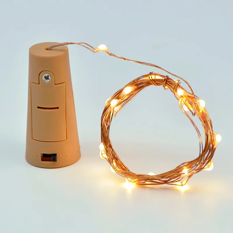 Медная Серебристая проволока с аккумулятором гирлянда светильник s 1 м 10